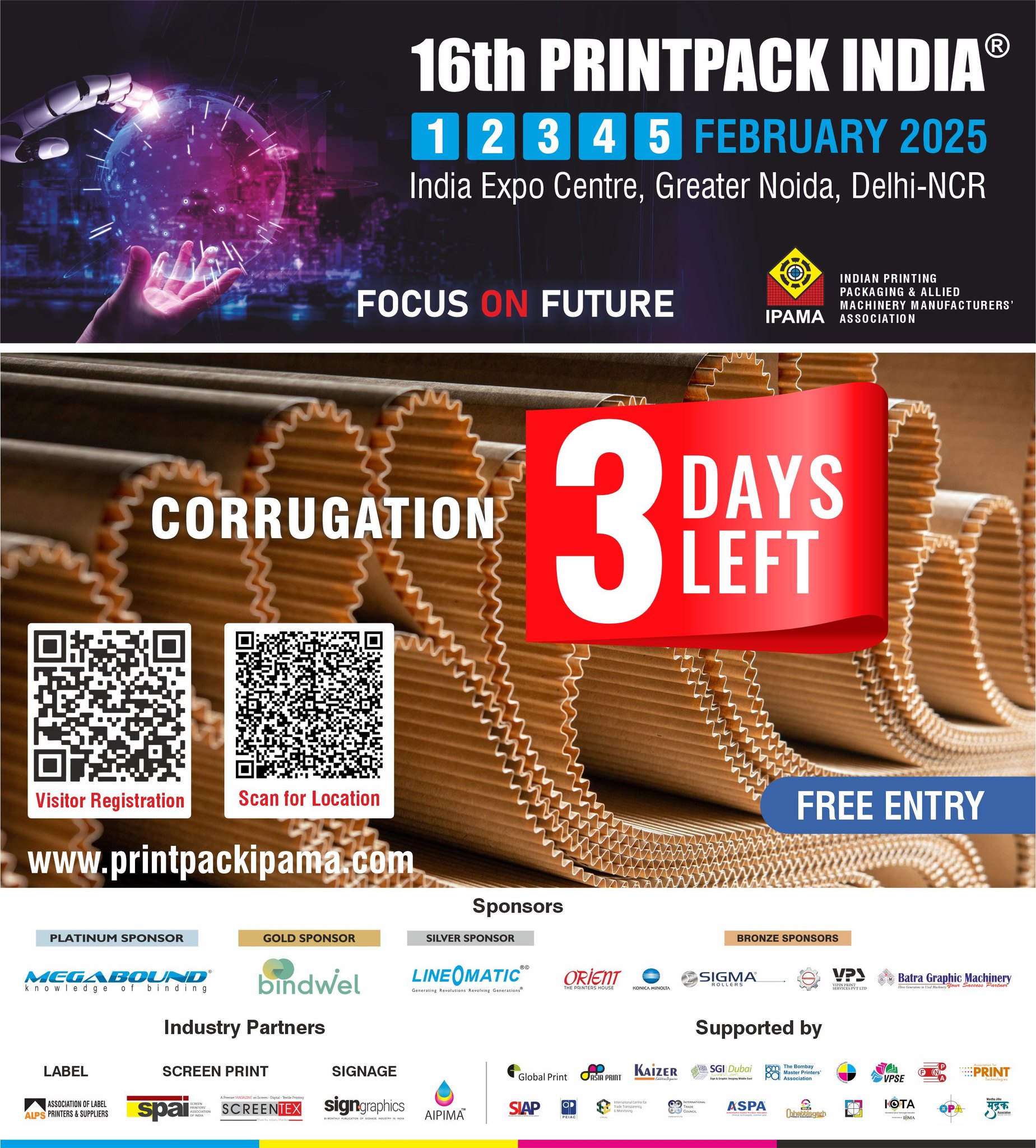 𝐂𝐨𝐮𝐧𝐭𝐝𝐨𝐰𝐧 𝐭𝐨 𝐏𝐑𝐈𝐍𝐓𝐏𝐀𝐂𝐊 𝐈𝐍𝐃𝐈𝐀 𝟐𝟎𝟐𝟓: 𝐉𝐮𝐬𝐭 3 𝐃𝐚𝐲𝐬 𝐭𝐨 𝐆𝐨!🙂🙂 Get ready for ...