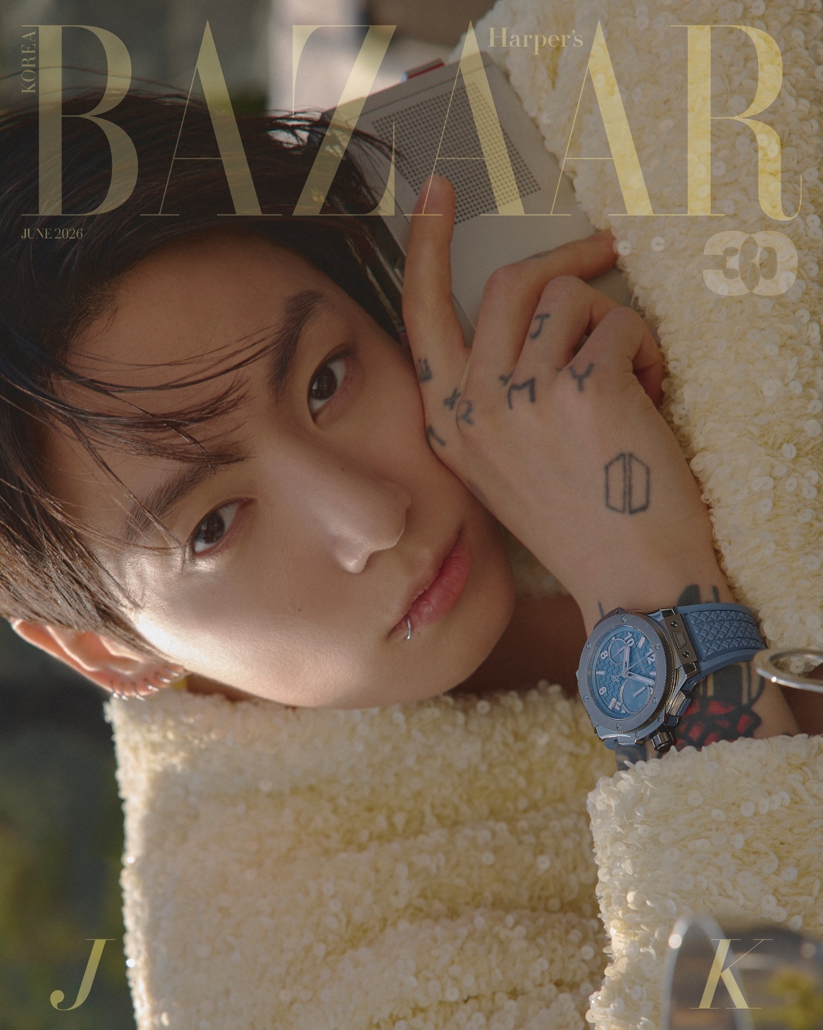 B★VERSE ジョングク 福岡 2点セット Harper's Bazaar Korea June 2026 Cover - Jungkook (BTS) by Yoon Ji