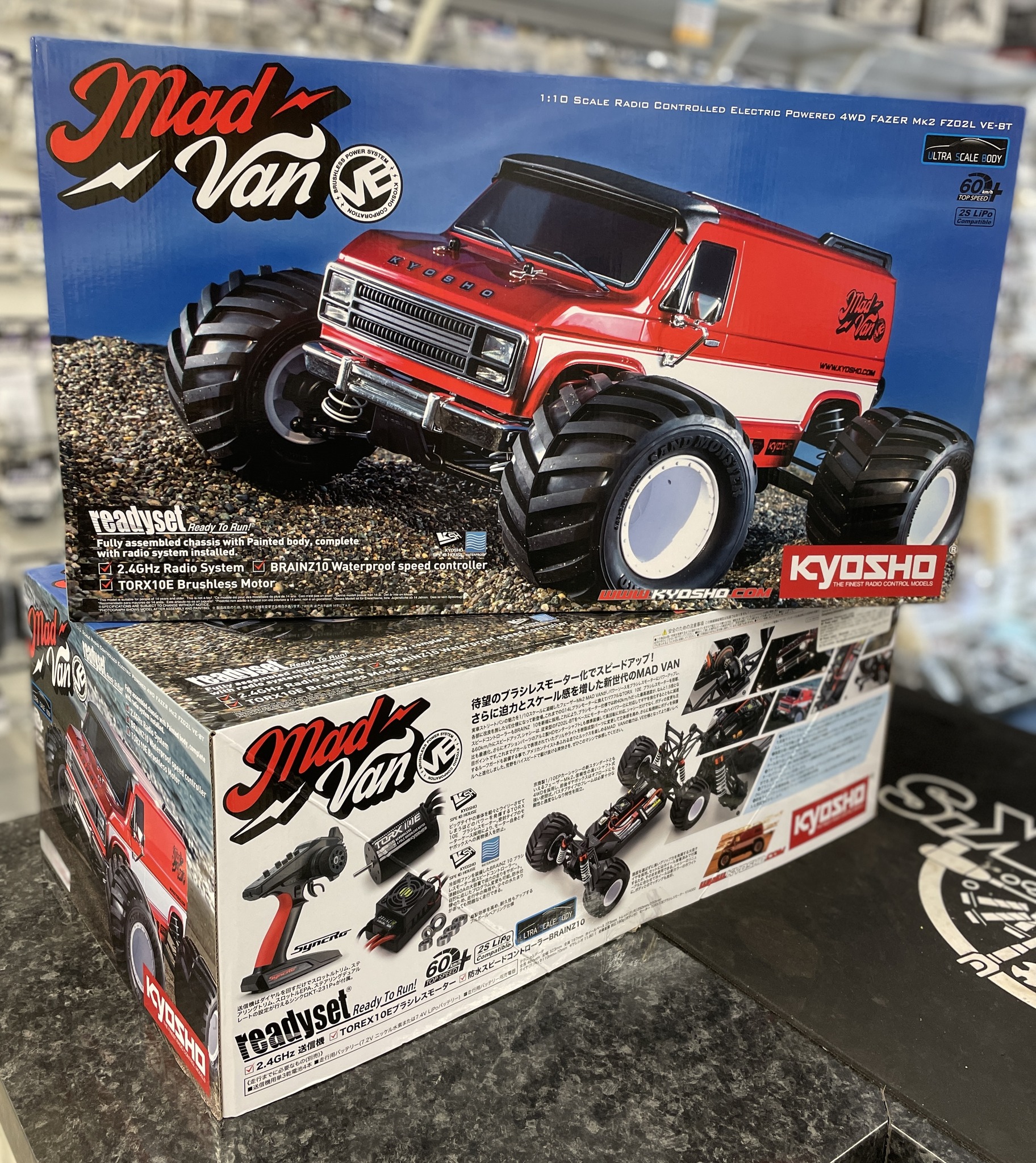 NOW available in store and our Online Store! 1/10 Kyosho Mad Van