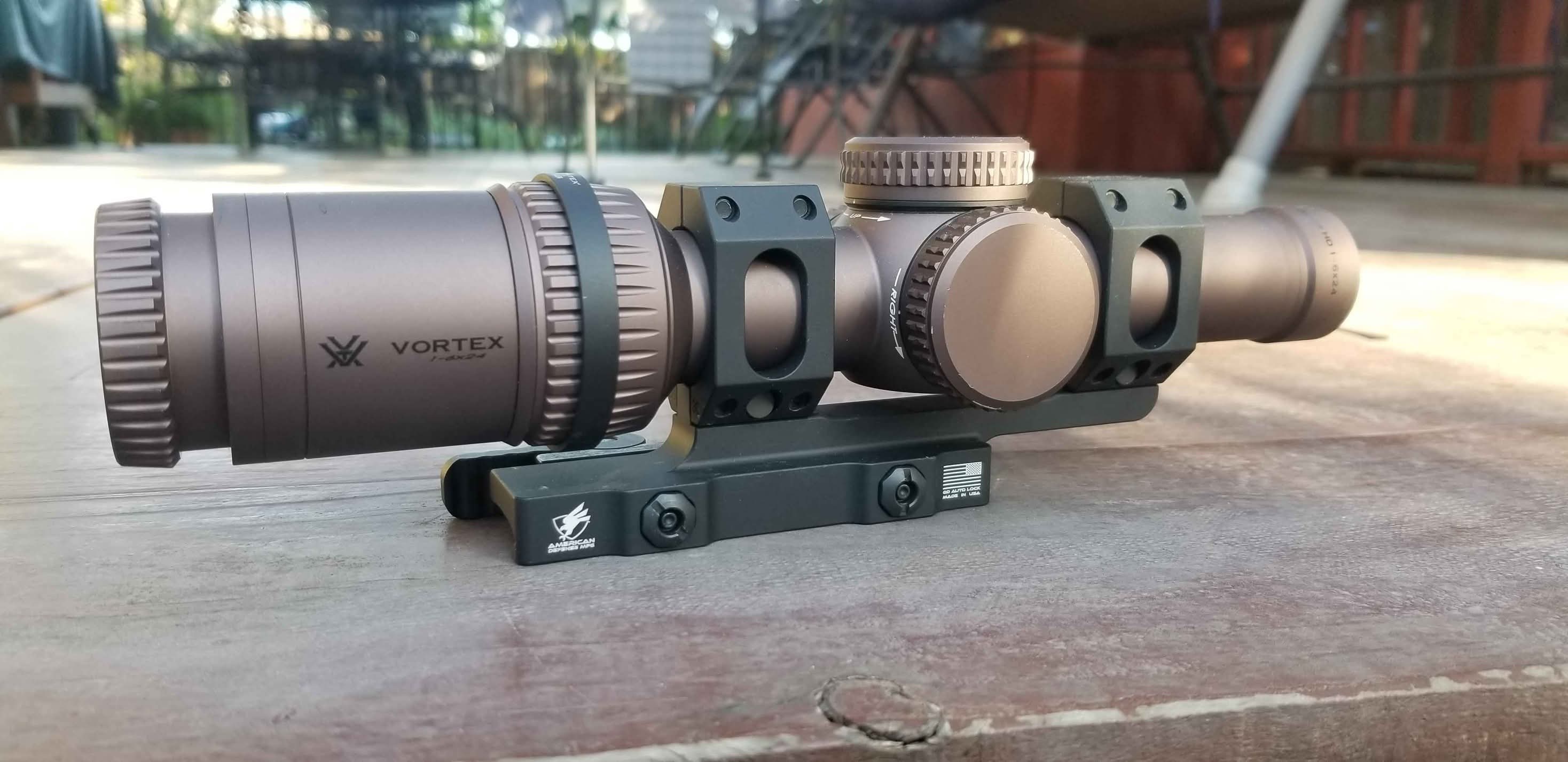 Vortex Razor LPVO Gen 2-E 1-6 VMR-2 reticle, mounted on ADM recon 1.47 ...
