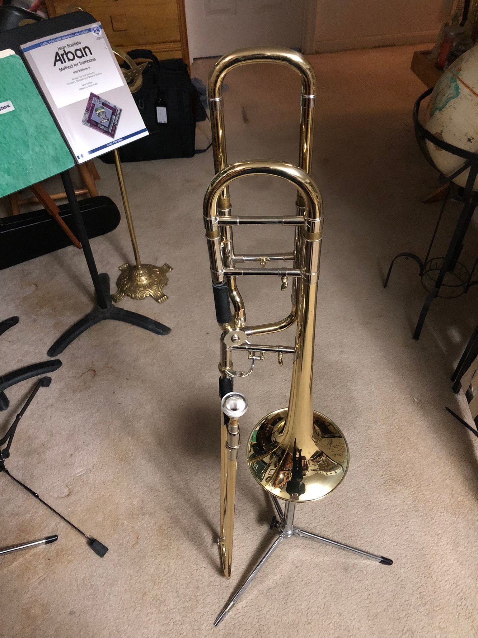 What is the value of a 1974 Bach 36BLT trombone with a lightweight