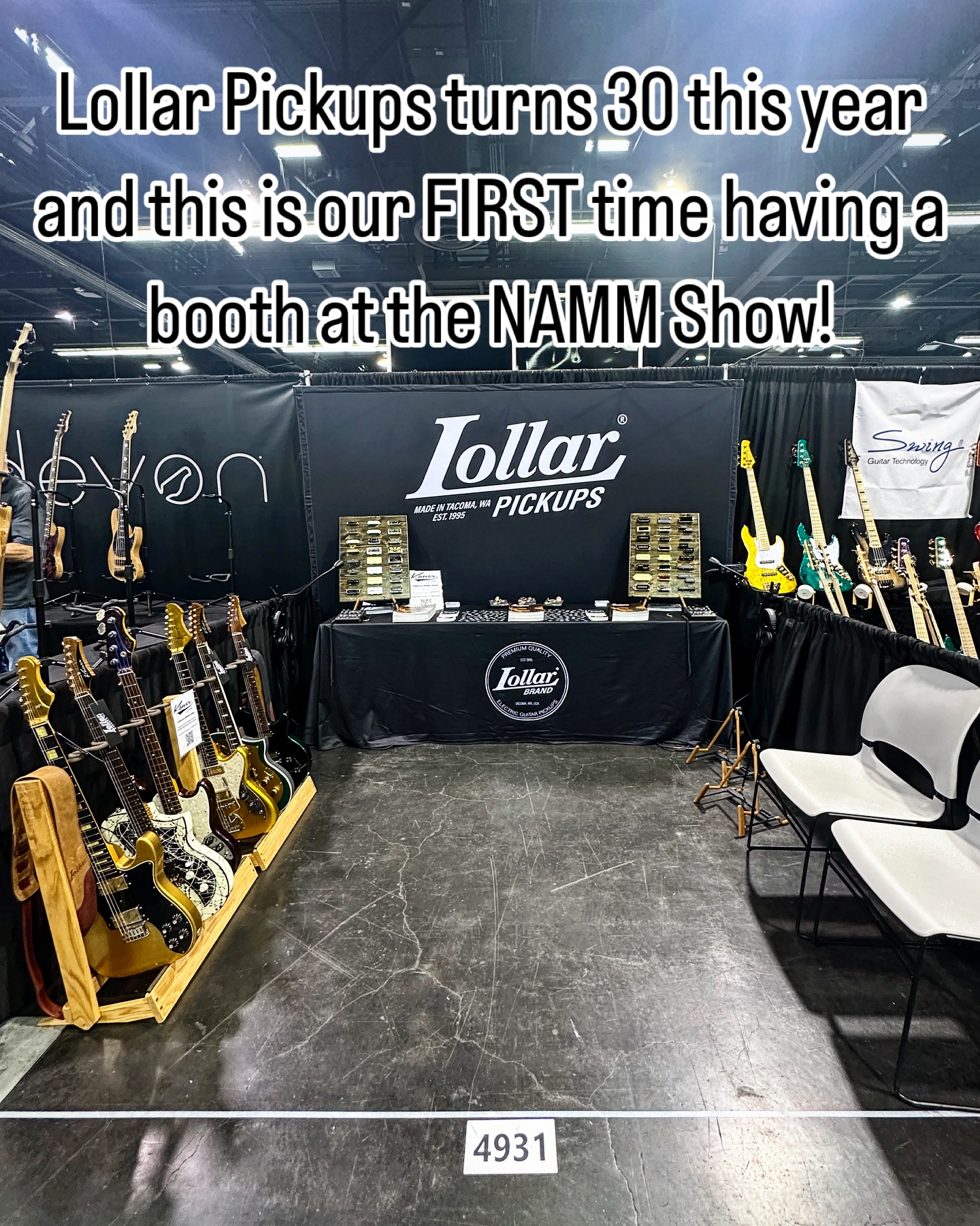 Lollar Pickups at NAMM Show 2025 in Anaheim