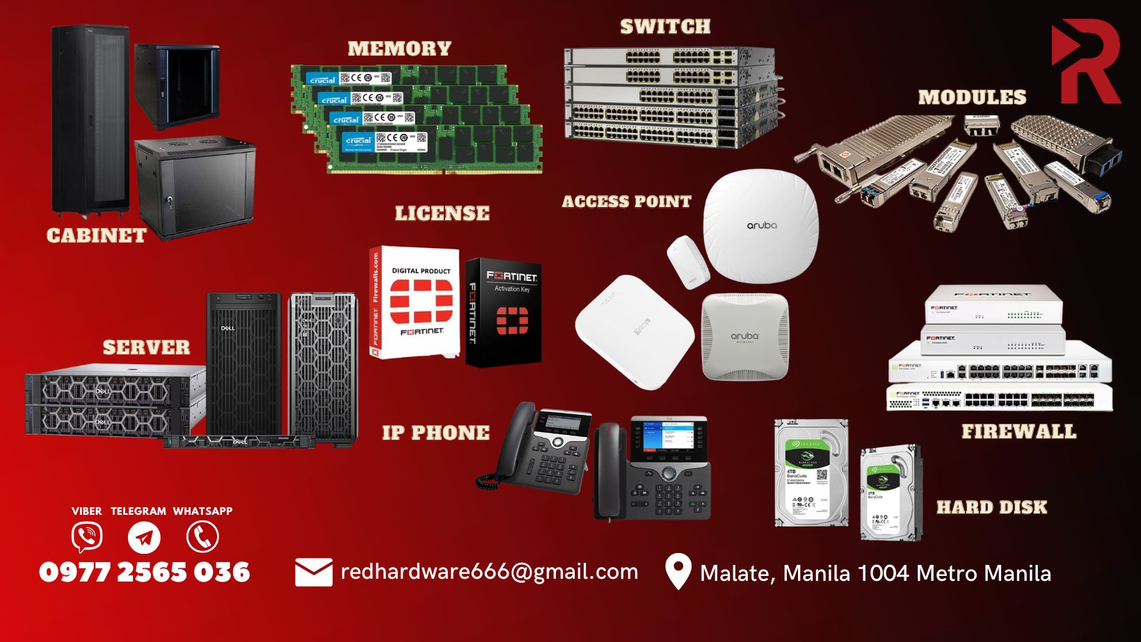 RED Hardware | Pasig