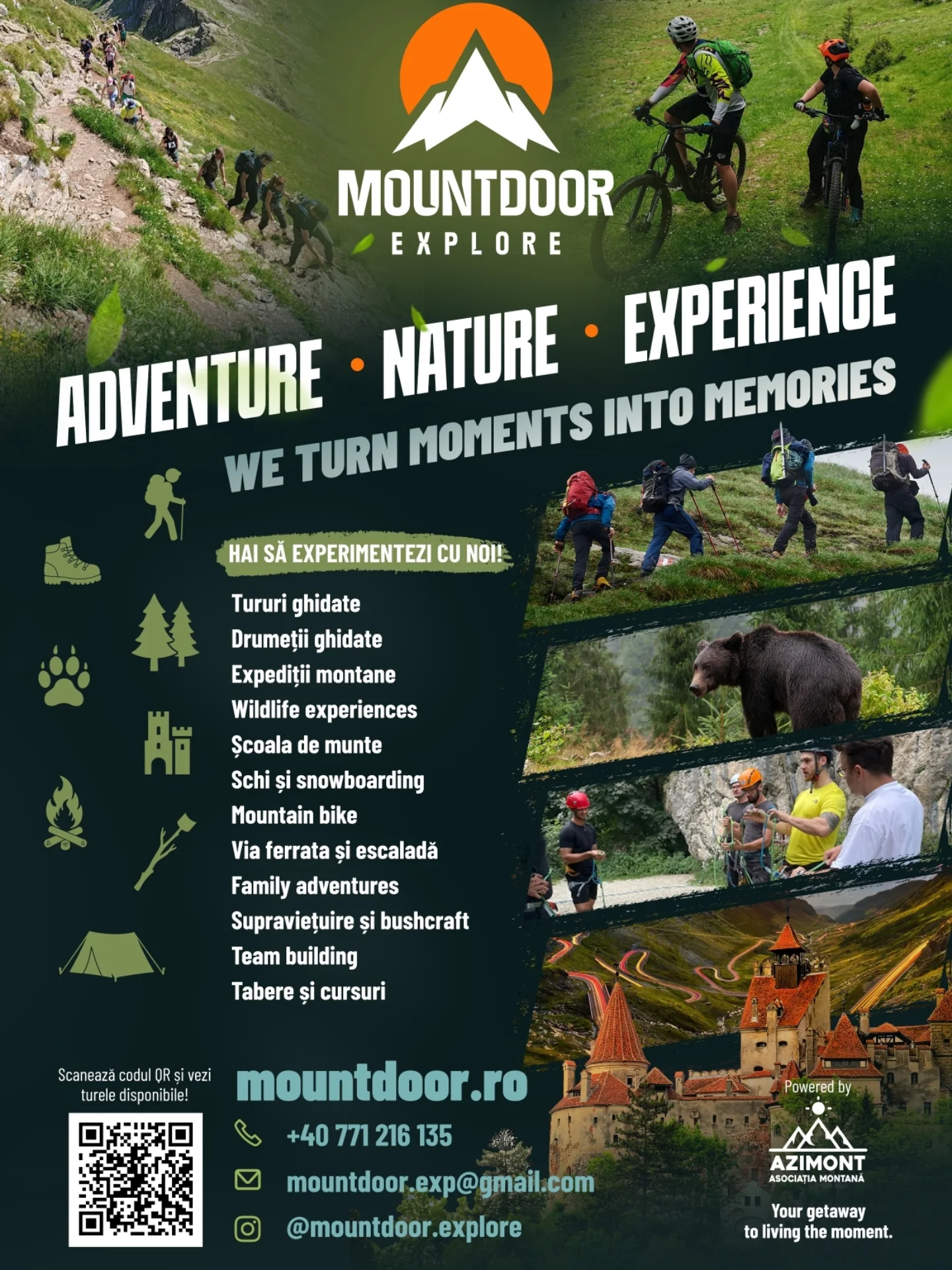 Cauți experiențe autentice în natură? Alături de Mountdoor Explore