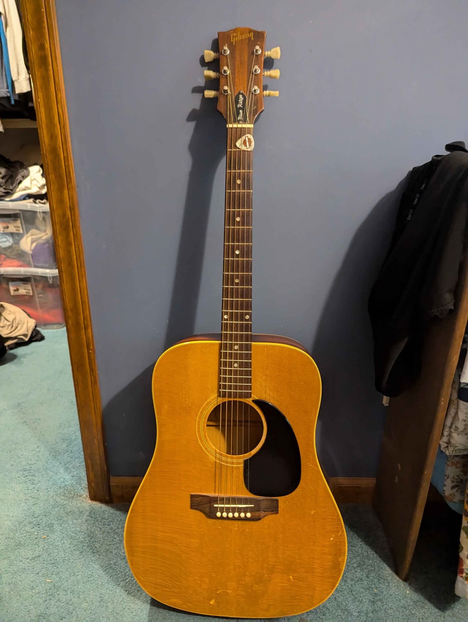 Gibson Blue ridge 1969 Acoustic guitar - Acoustic Guitars - Dallas ...