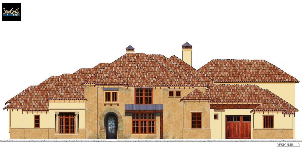 Bryan Smith Homes - This is the artist rendering for the home I just ...