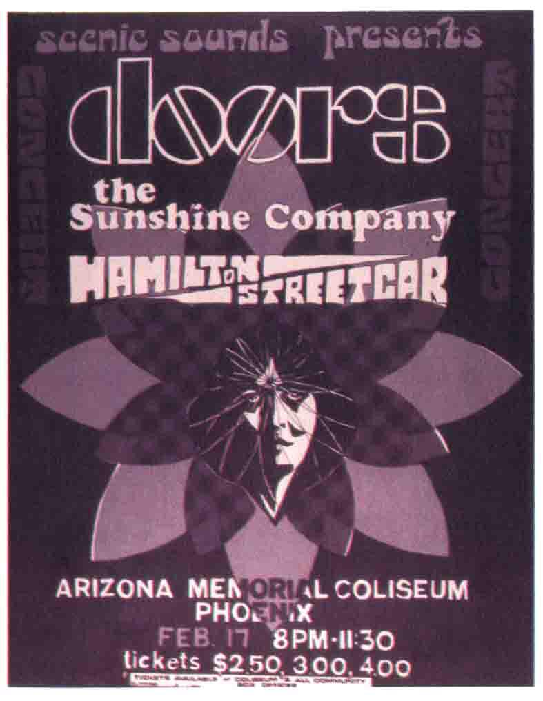 The Doors - Check out this rare concert poster from 1968!