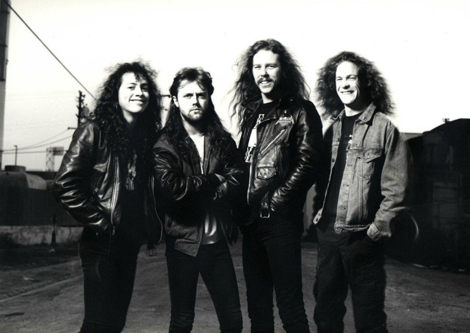 Metallica - Circa 1989 James Hetfield, Lars Ulrich, Kirk Hammett