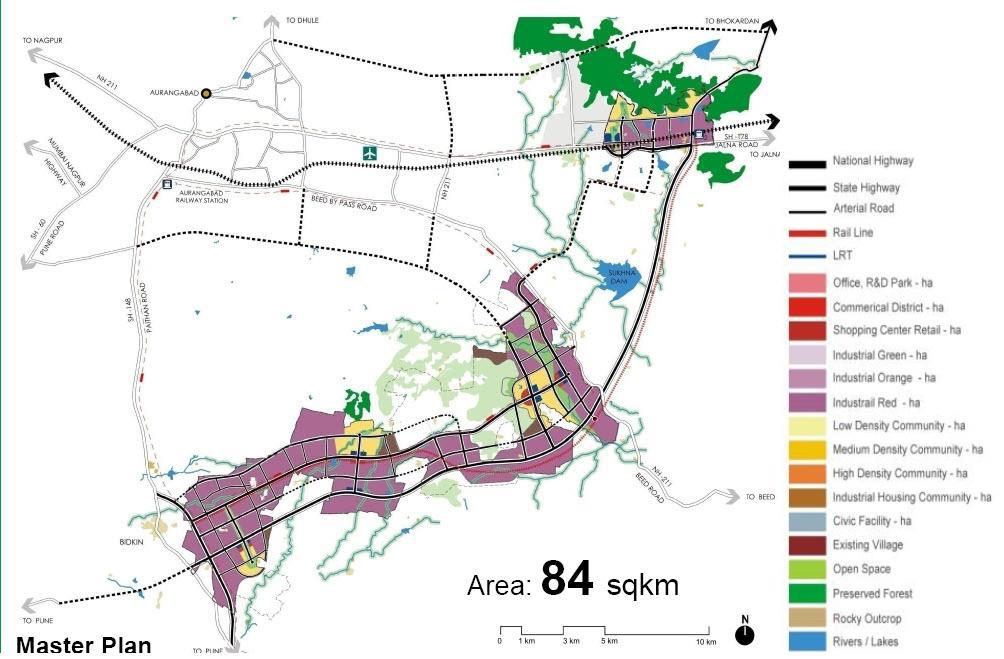 Chhatrapati Sambhajinagar - Shendra - Bidkin Mega Industrial Park ...
