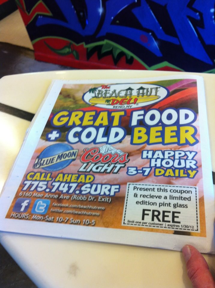 Beach Hut Deli Nw Reno
