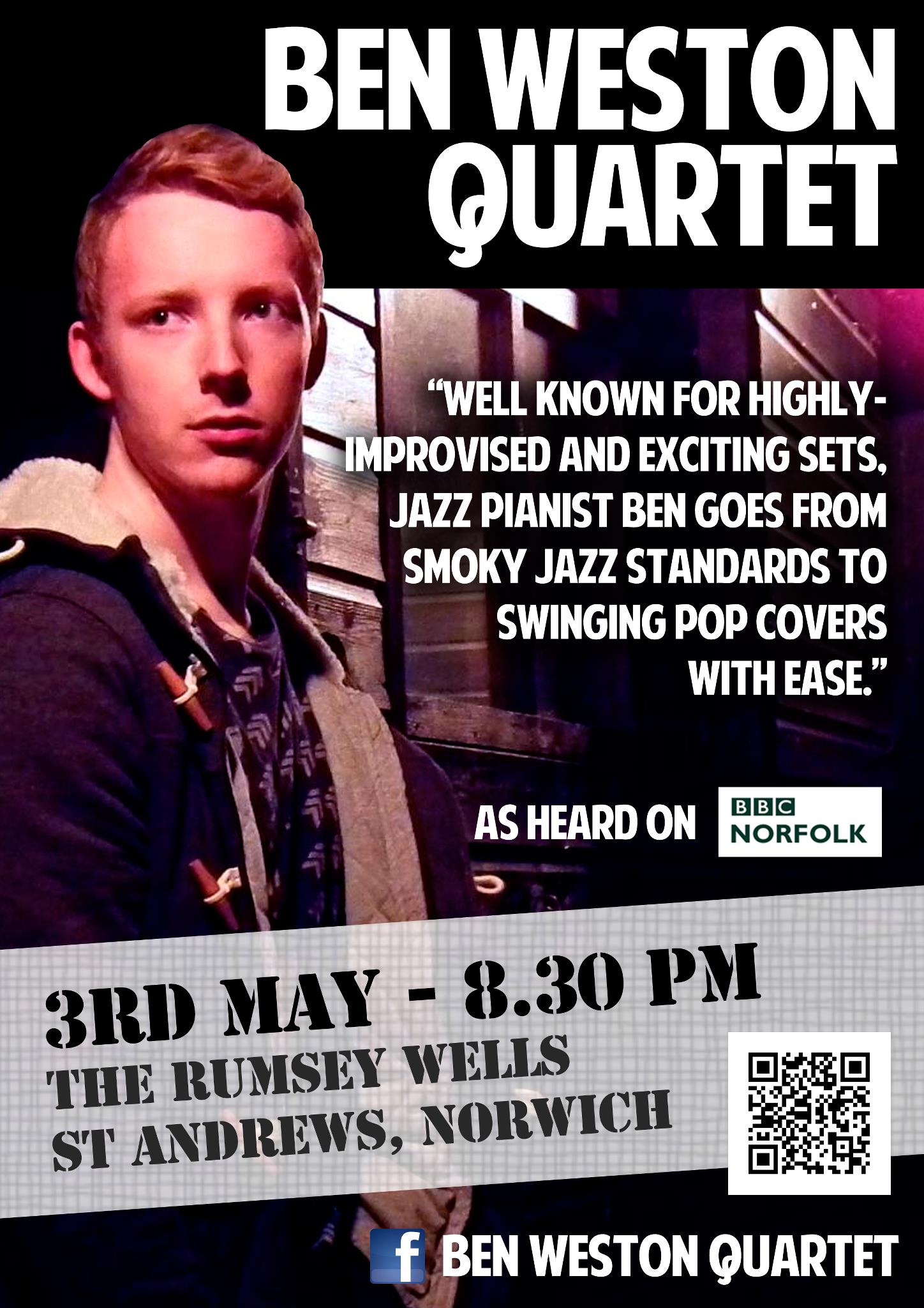 Ben Weston Quartet added a new photo. - Ben Weston Quartet