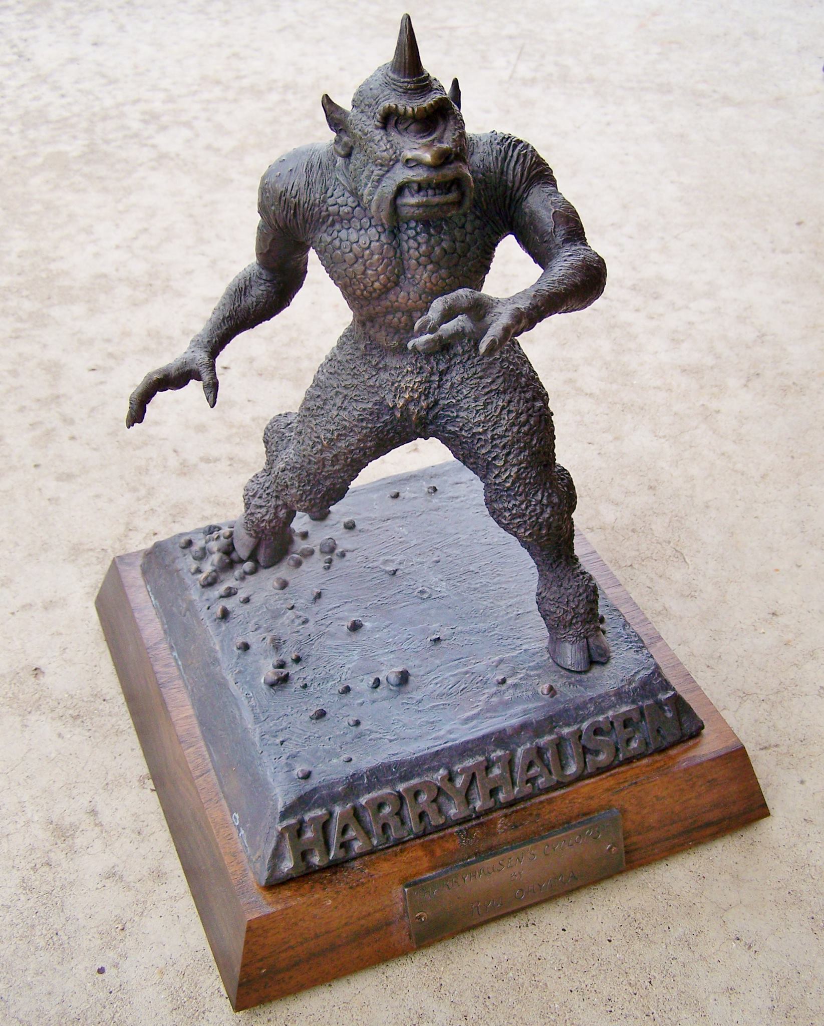 Ray Harryhausen's 7th Voyage Cyclops figure from X-Plus