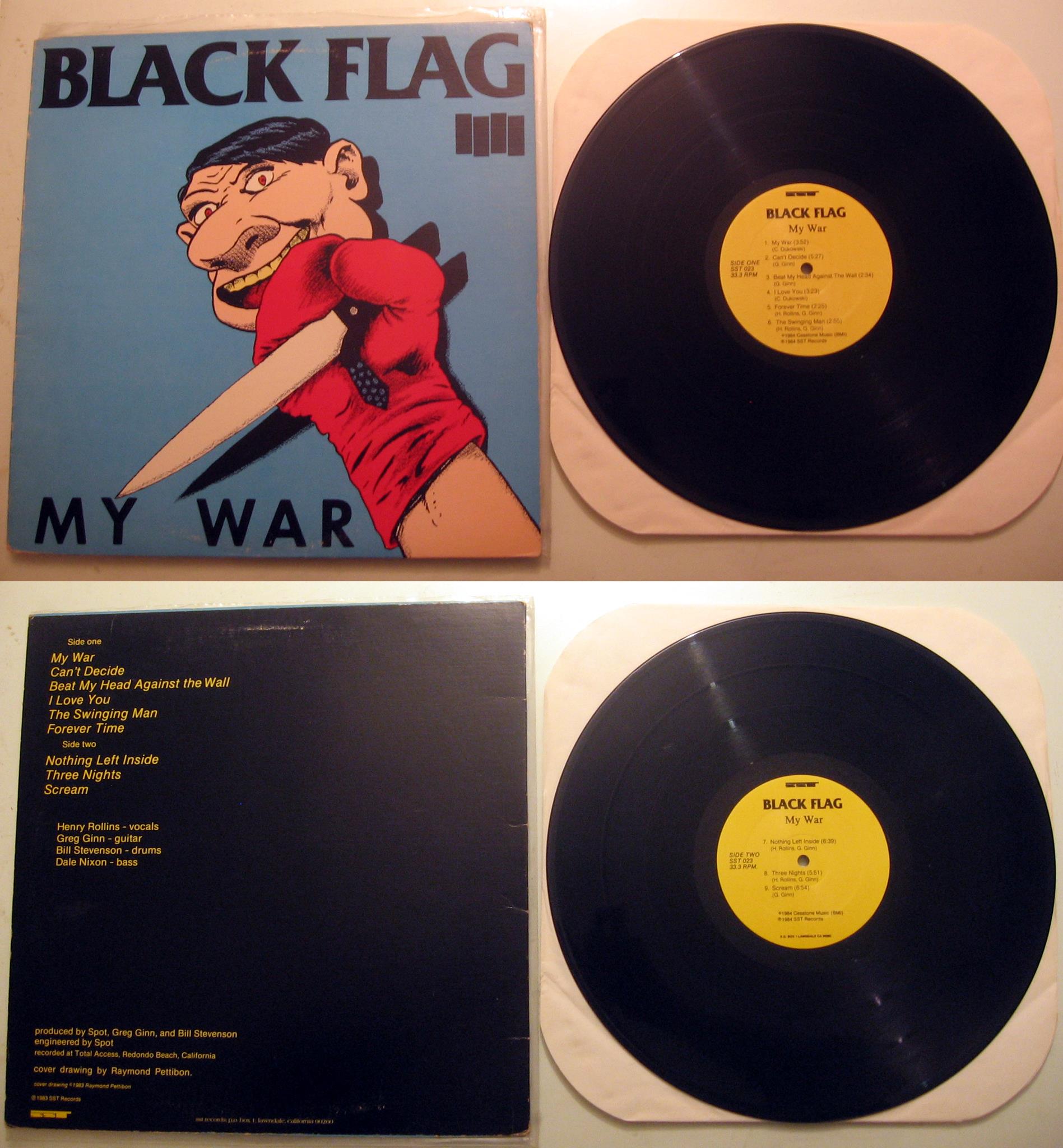Favorite post My War Black Flag record on limited color vinyl