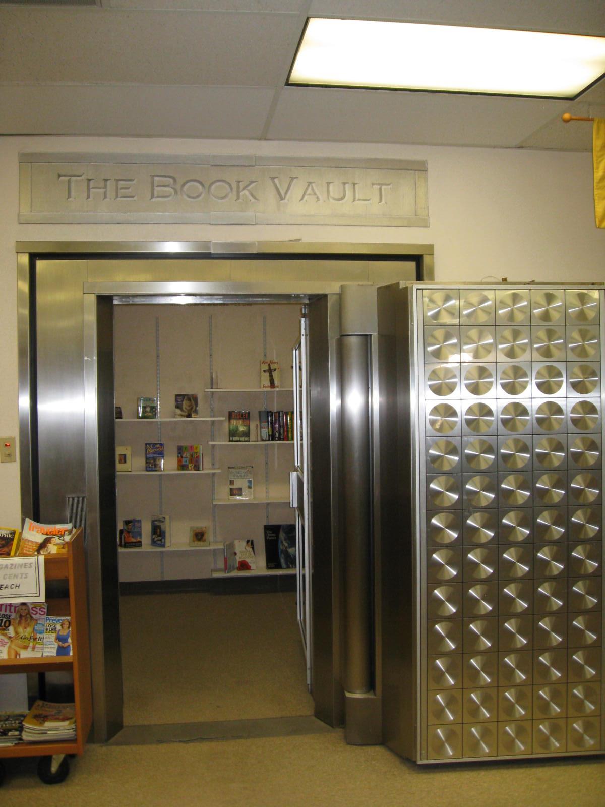 Fresno - The Bank (oops Book) Vault at Auberry Branch Library. This ...