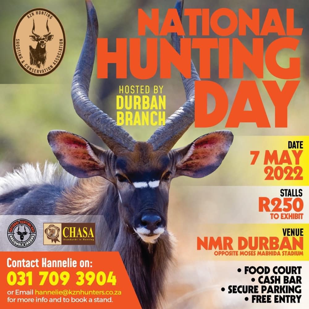 KZN Hunting, Shooting & Conservation Association - Save the date for ...