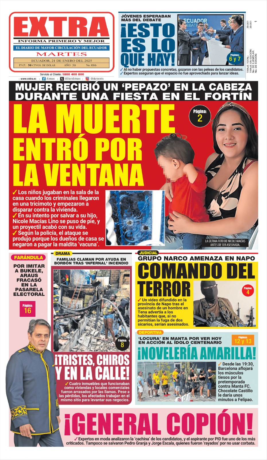 Diario Extra - ☀️ ¡Buen día! Les compartimos la #PortadaEXTRA de este ...