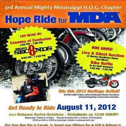 Mighty Mississippi HOG Chapter Hope Ride for MDA