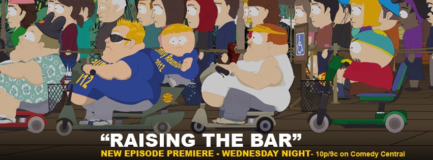 South Park - Cartman becomes yet another obese person who gets a ...