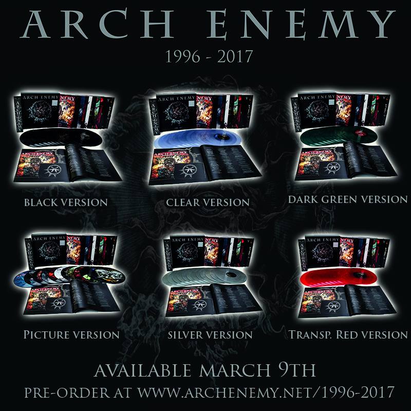 Alissa - Arch Enemy's new deluxe LP box set 