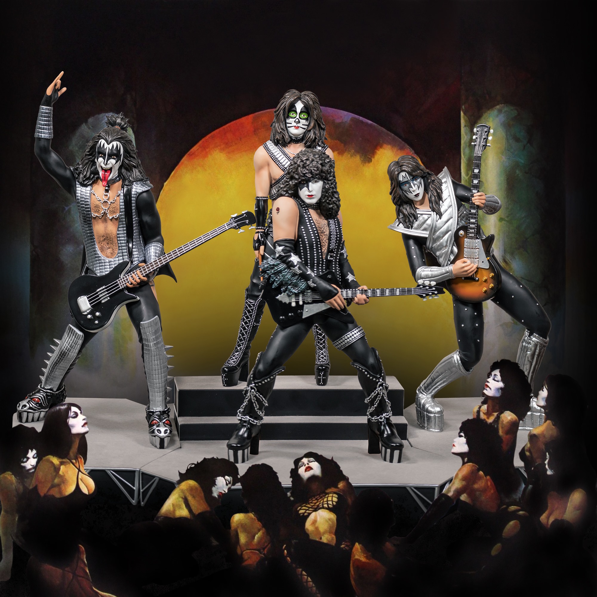 Limited edition KISS Rock Headliners XL Gene Simmons sculpture