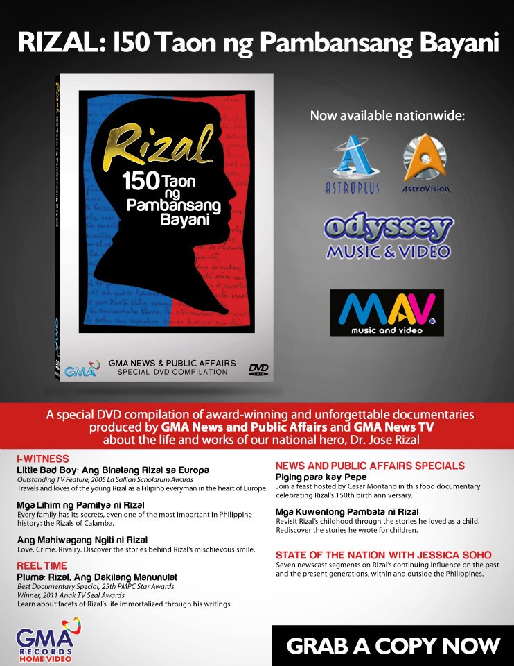 GMA News - How much do you know about our National Hero? Grab a copy of ...