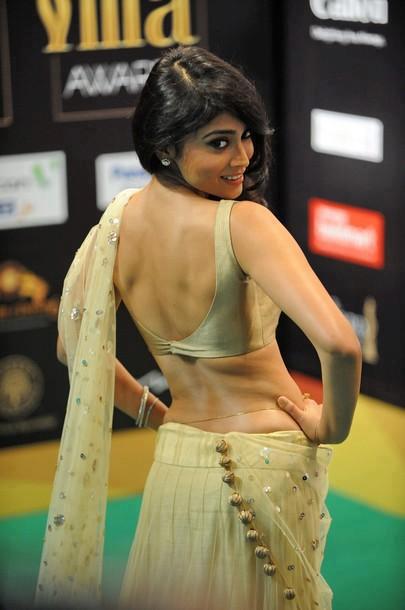 indian actress backless dress Shriya Size:5T Gender Reveal-White221226 Women's Sexy V Neck