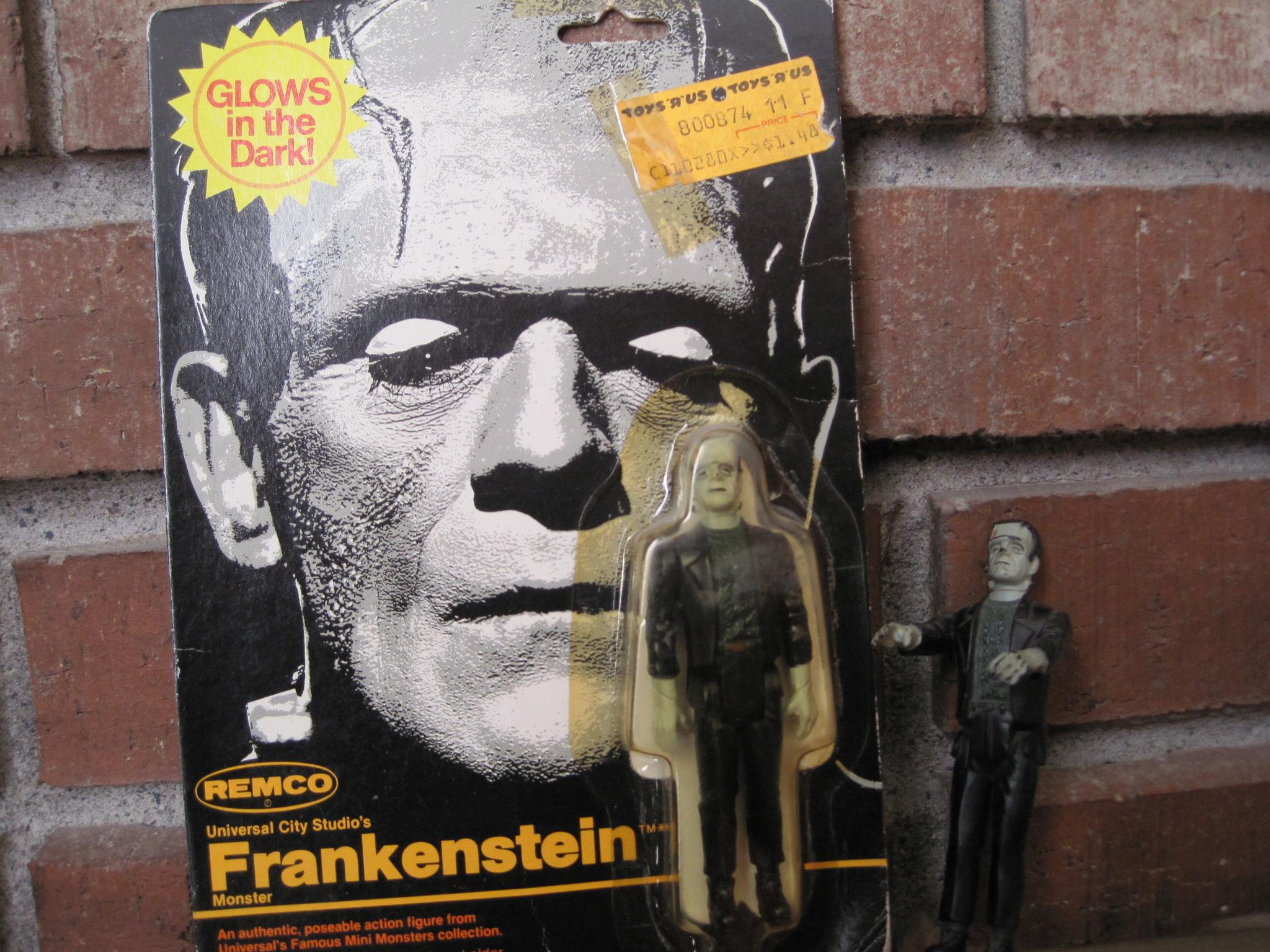 Remco 1980 Universal Monsters Set Non-Glow Versions