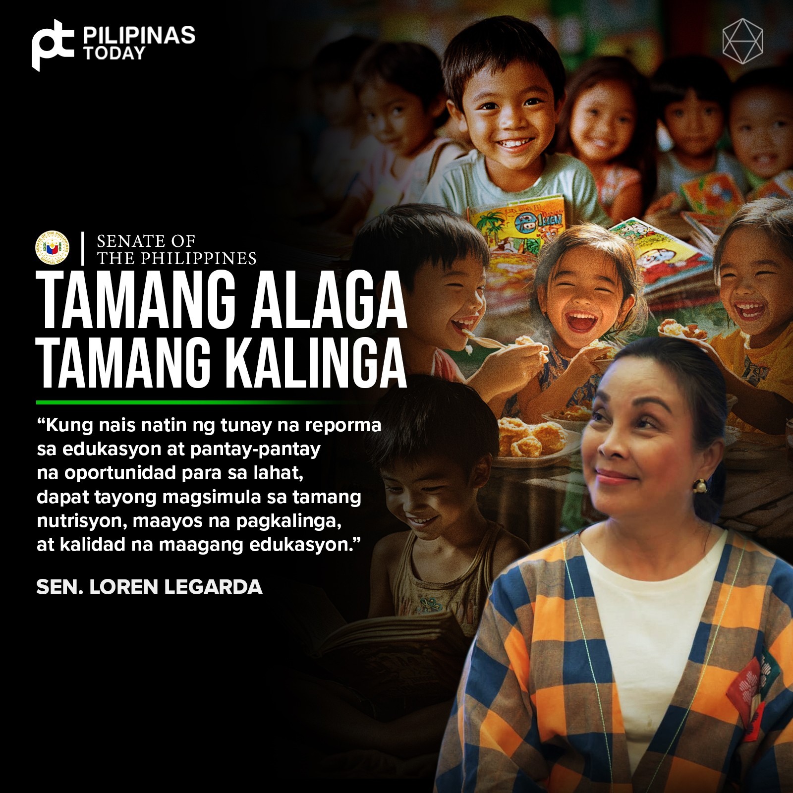 Pilipinas - Matibay ang paniniwala ni Senator Loren Legarda na ang ...