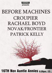 Before Machines