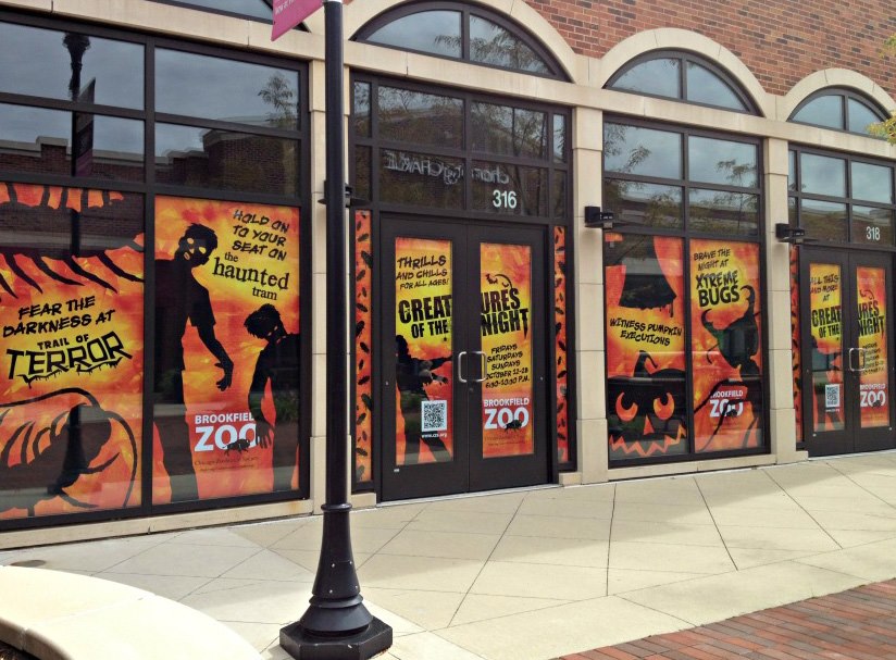 Brookfield Zoo Chicago - Creatures of the Night Window Display at ...