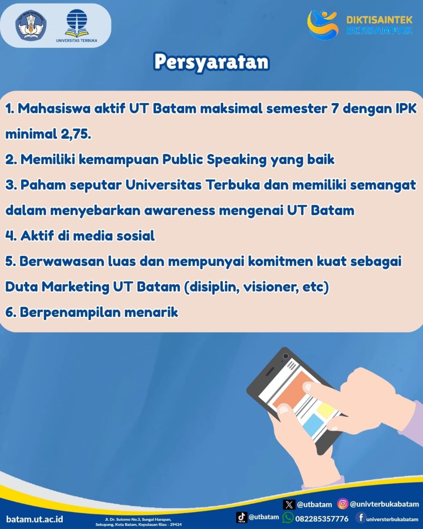 Universitas Terbuka Batam | Batam