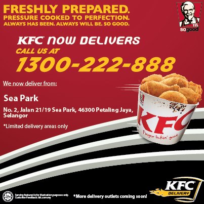 Kfc Kfc Fans We Re Please To Announce Our Delivery Store Number 8 Now Delivering To Areas Around Sea Park Call Us At 1300 222 888 If You Are Having A Chicken Craving Or