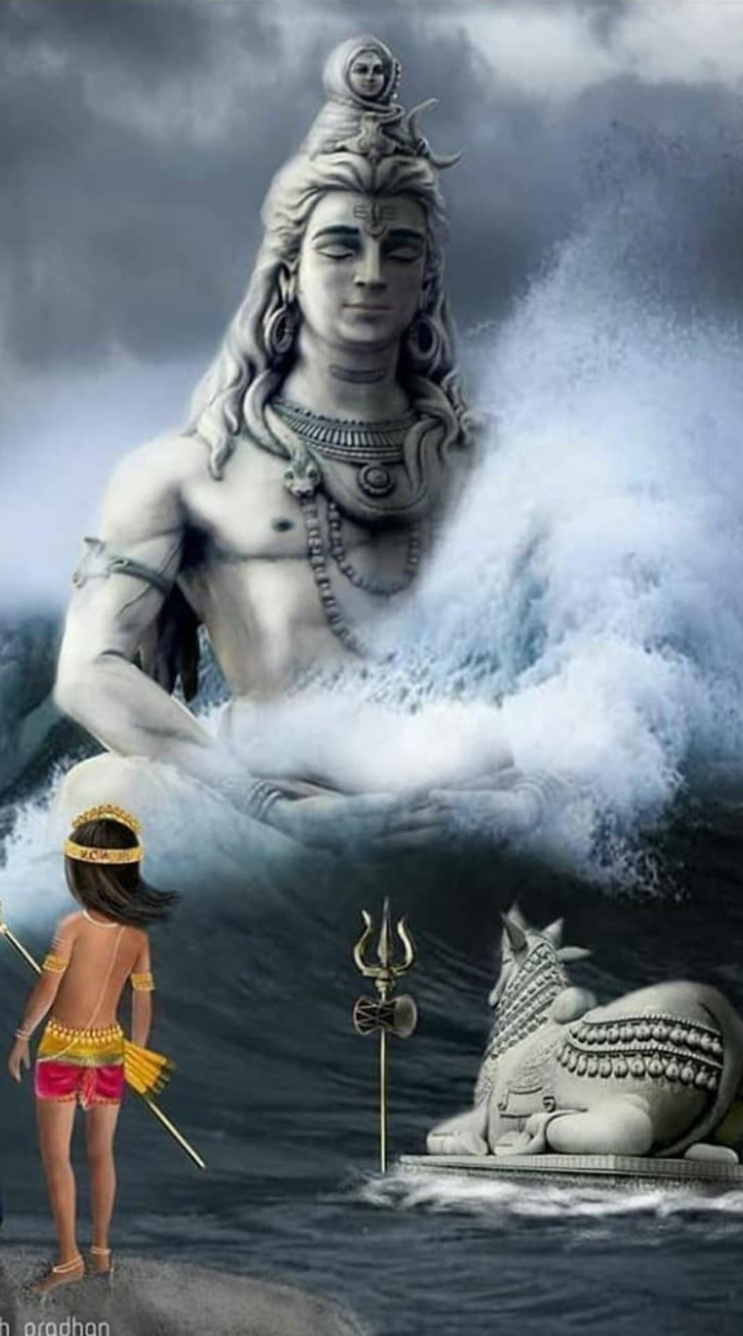 I am NEVER alone....LORD SHIVA is always with me...