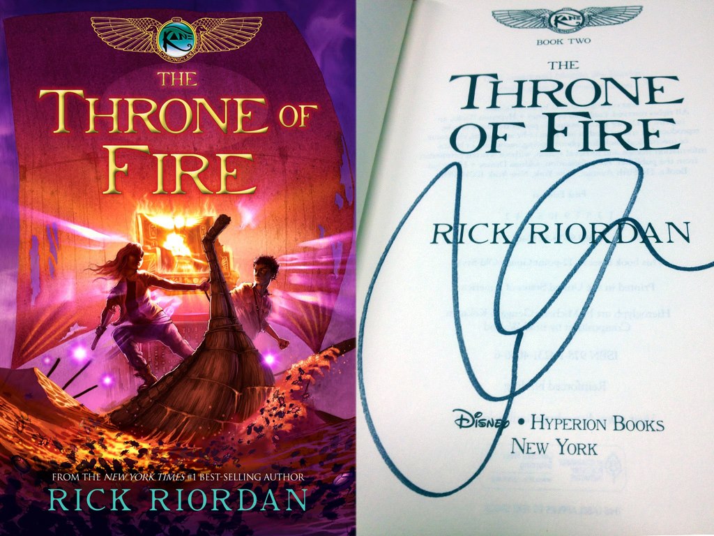 The Throne Of Fire Book Cover