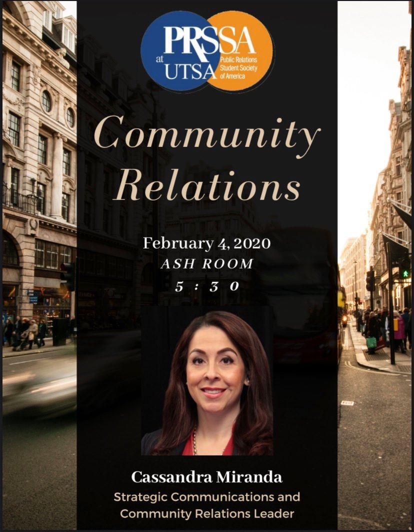 Public Relations Student Society of America - UTSA | San Antonio TX