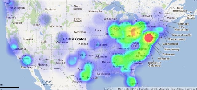 A new project called “Twitter Heatmap”... - Happy Tree Media