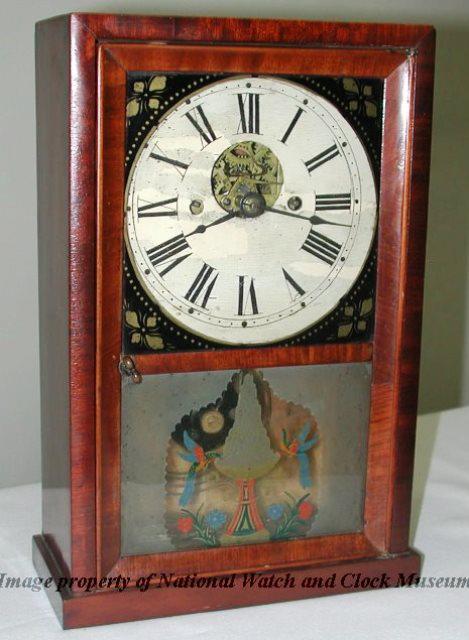 National Watch & Clock Museum - Shelf Clock, c. 1852-1859, Silas B ...
