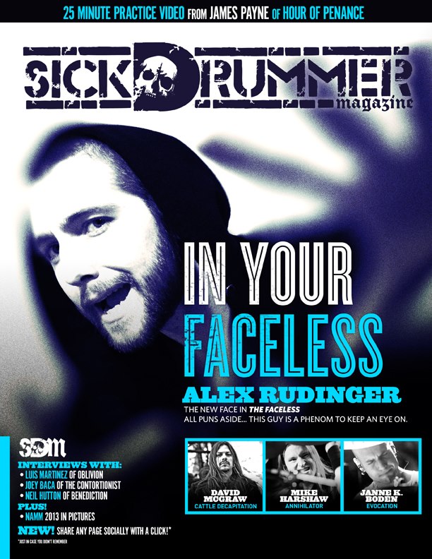 ORDINANCE - Our drummer Alex Rudinger is on the cover of...