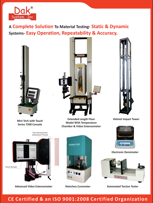Material Testing Machines- Dak System Inc | Mumbai