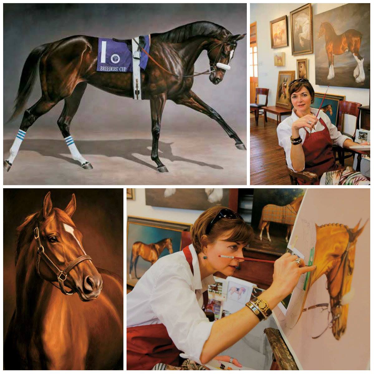 Keeneland - From Secretariat to Zenyatta, artist Jaime Corum brings her ...