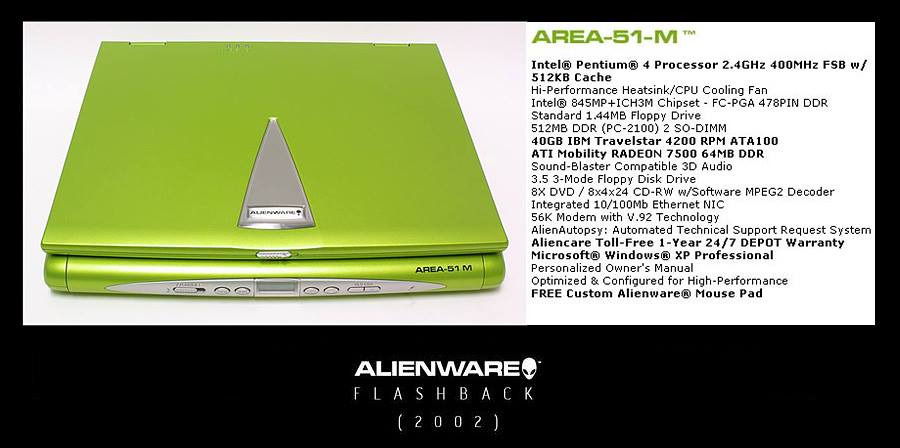 Alienware - [Alienware Flashback] A journey through the systems from ...