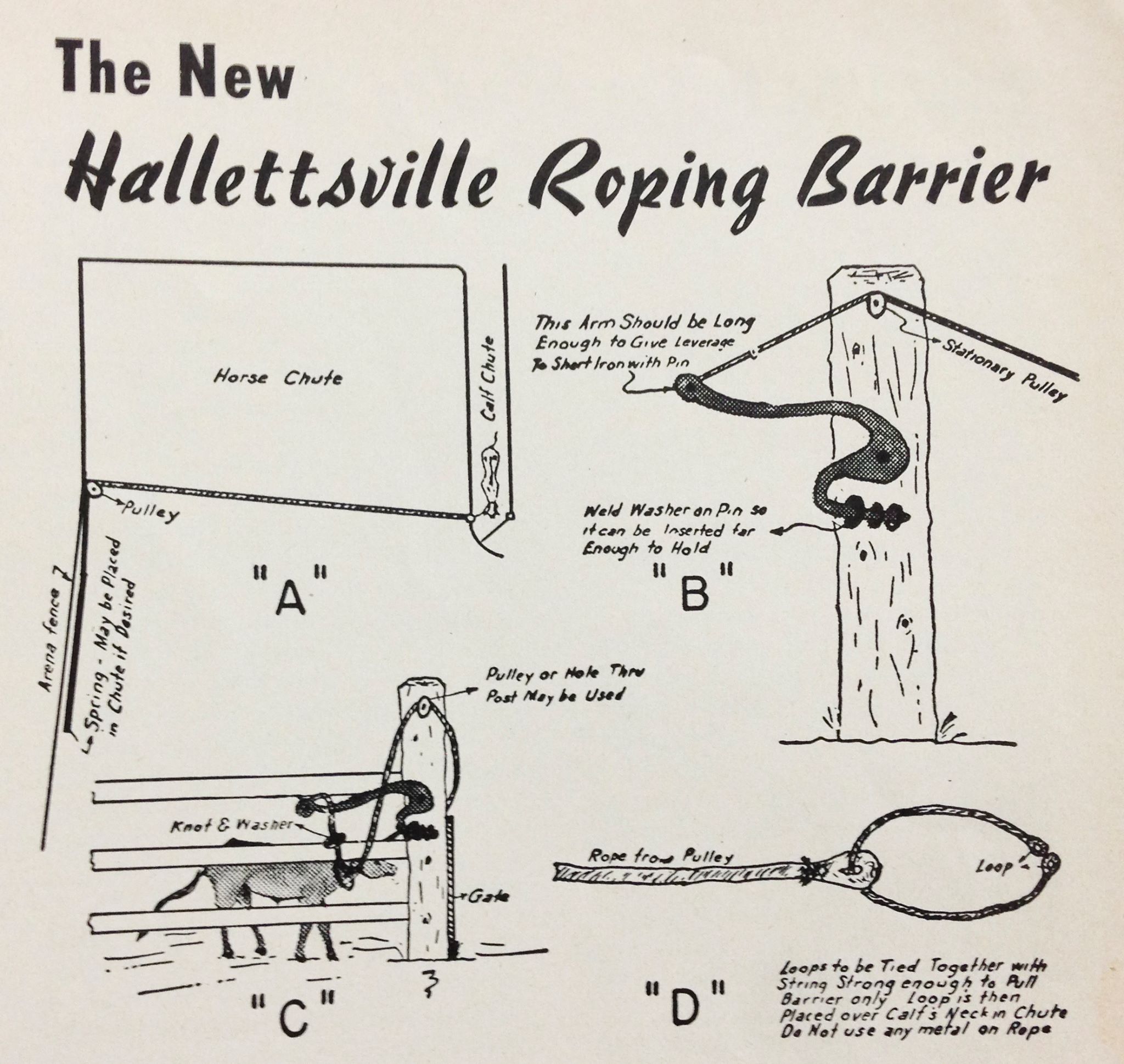 Western - #ThrowbackThursday - The Hallettsville Roping Barrier, now ...