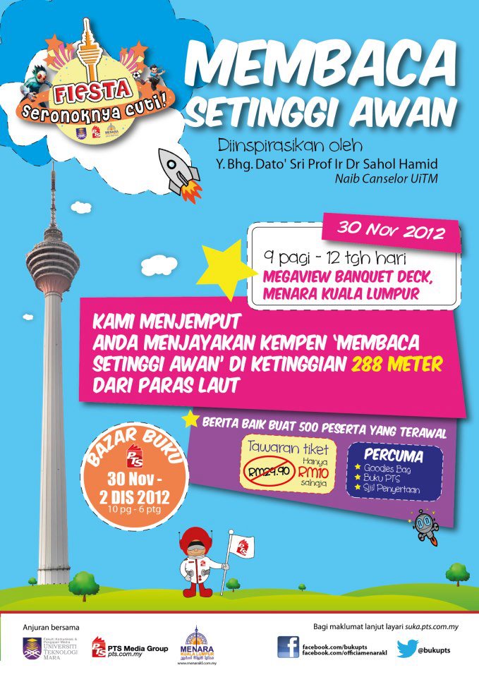 PTS - Baca@LRT kembali lagi! Baca beramai-ramai dalam LRT sebagai ...