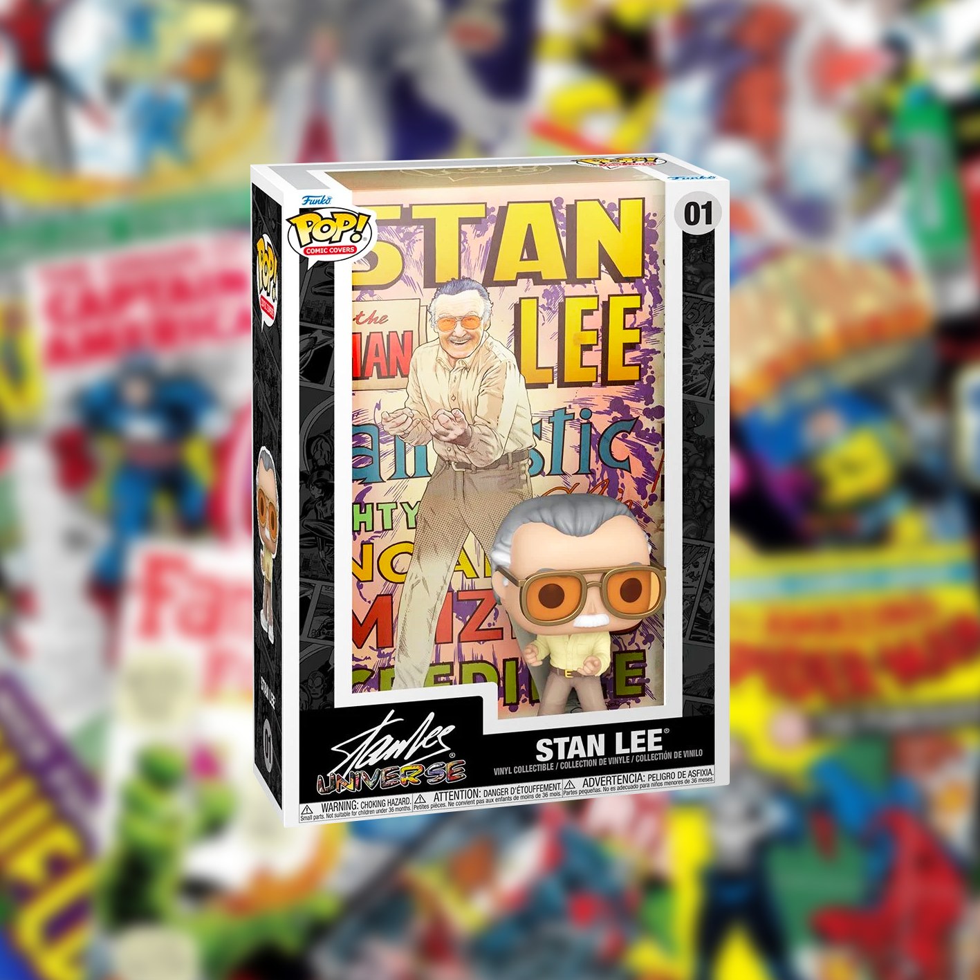 Excelsior! 💥 Stan Lee joins Funko's Pop! Comic Covers series up