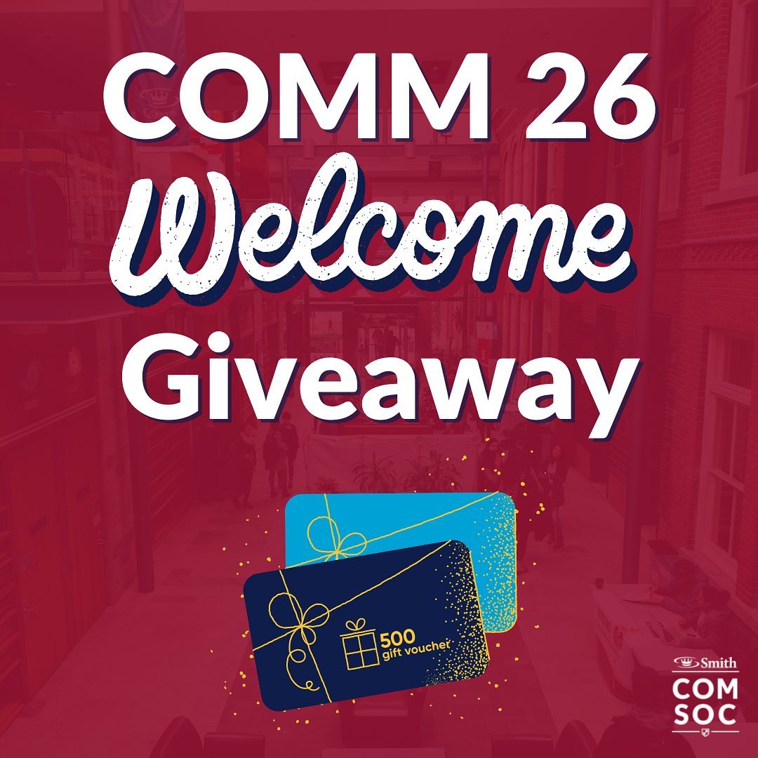 COMM 26, this one’s for you! 🎉... - Smith Commerce Society | Facebook