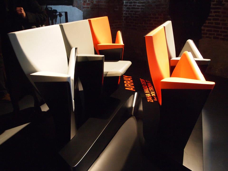 Dezeen - Array auditorium seating by Zaha Hadid at Multiplicities - see ...