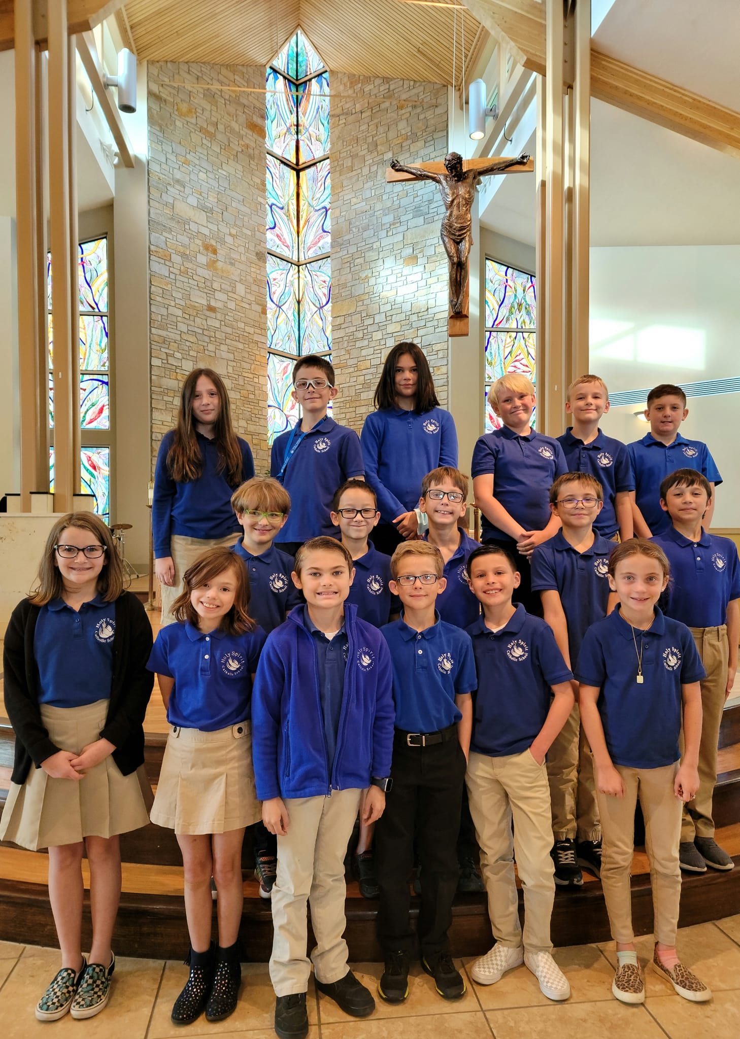 Our 4th graders ministered... - Holy Spirit Catholic School