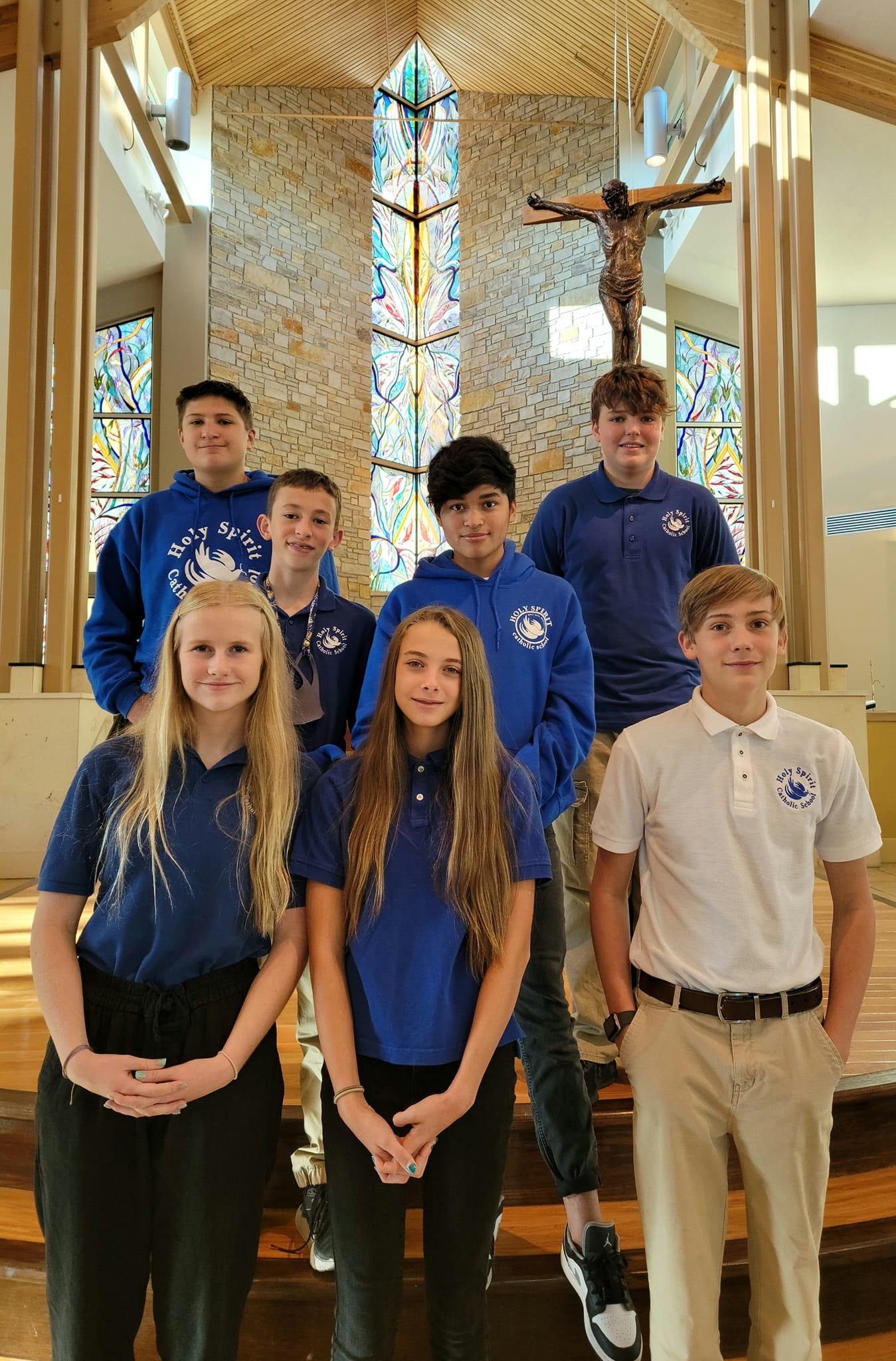 Thank you 8th Grade for... - Holy Spirit Catholic School
