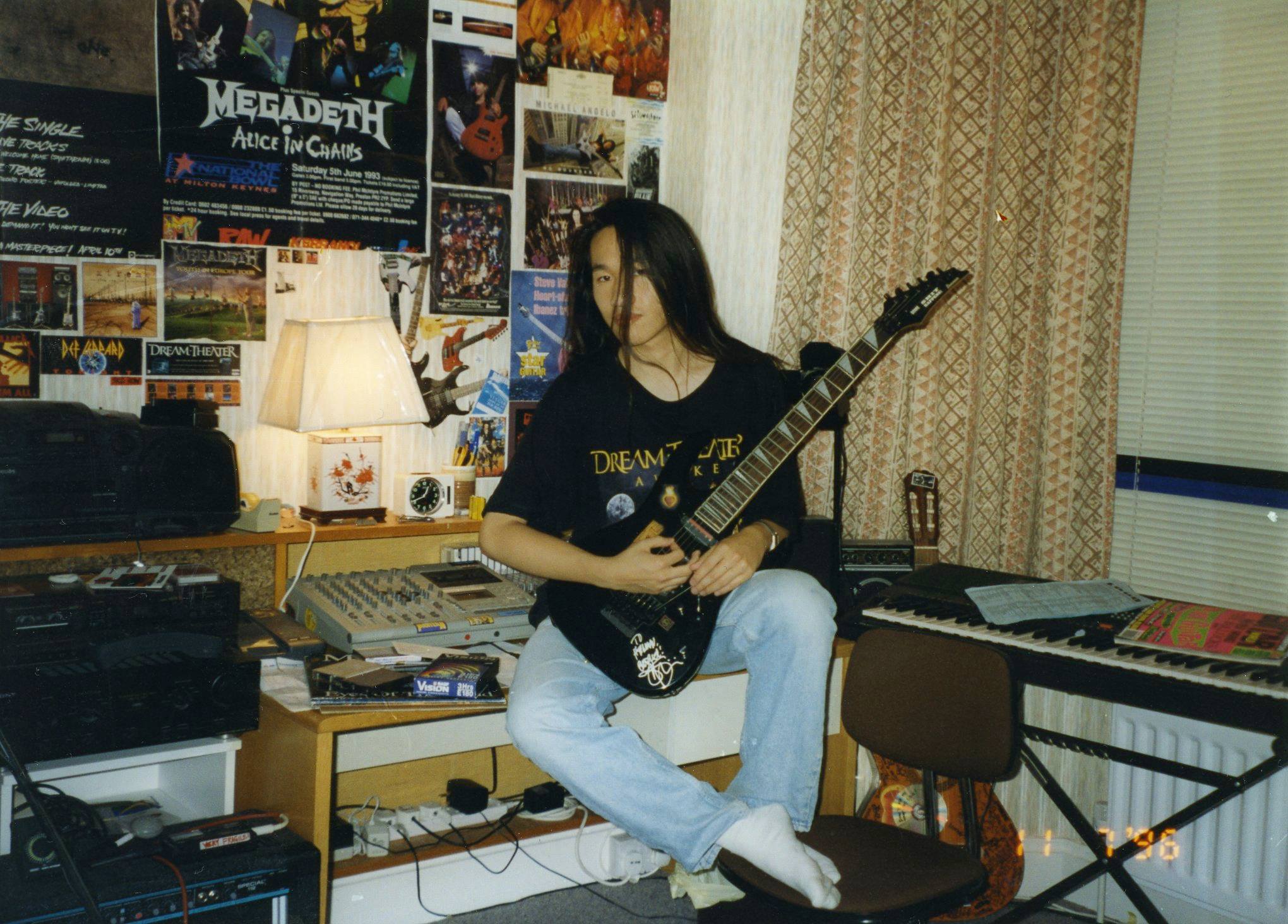 Dragonforce - Dragonforce Flashback: Herman Li in July 1996 with