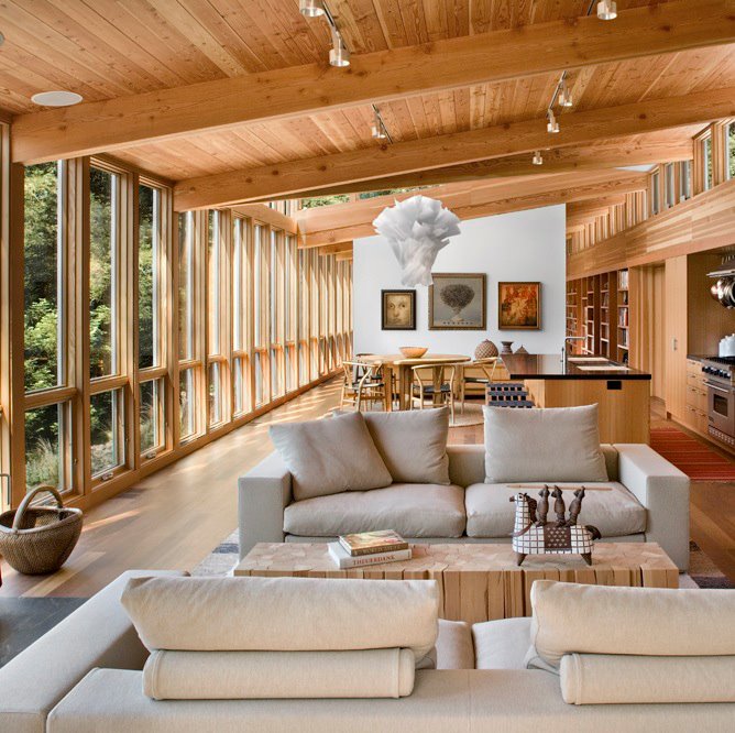 ArchDaily - The southern elevation screens the interior from the ...